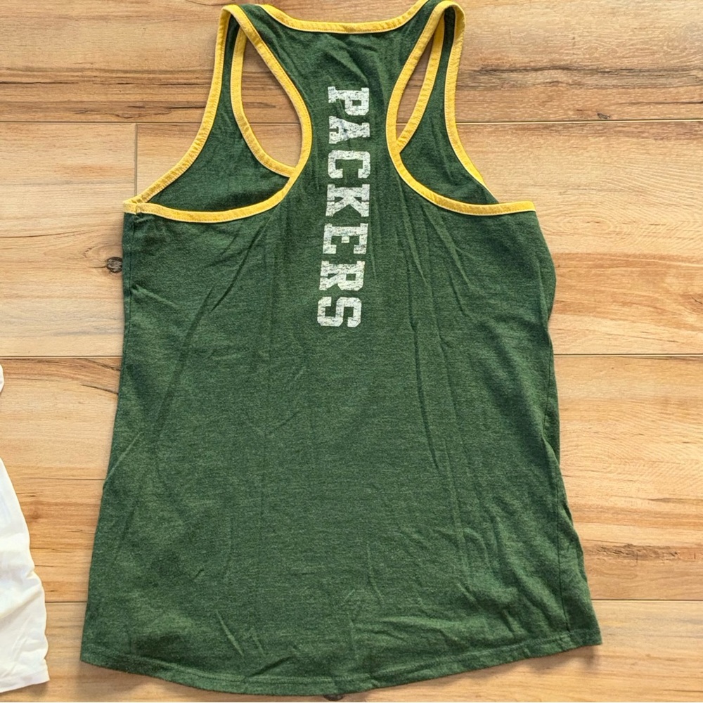 🍍 Green Bay Packers Graphic Women's Tank Top Medium NFL Apparel 3/$15